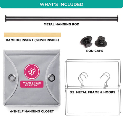 Hanging Wardrobe Organizer