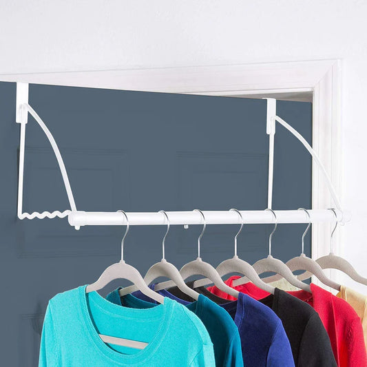 Over Door Clothes Hanging Rod