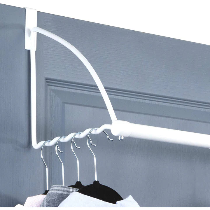Over Door Clothes Hanging Rod