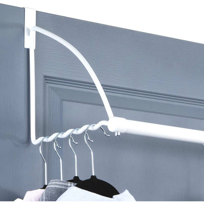 Over Door Clothes Hanging Rod