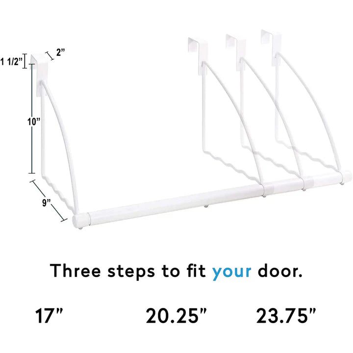 Over Door Clothes Hanging Rod