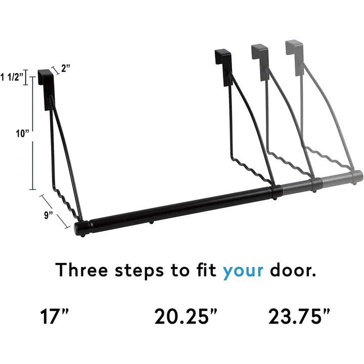 Over Door Clothes Hanging Rod