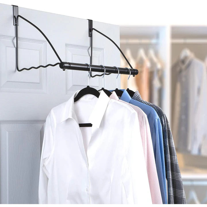 Over Door Clothes Hanging Rod