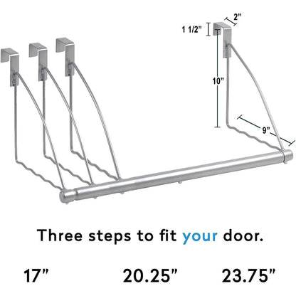 Over Door Clothes Hanging Rod