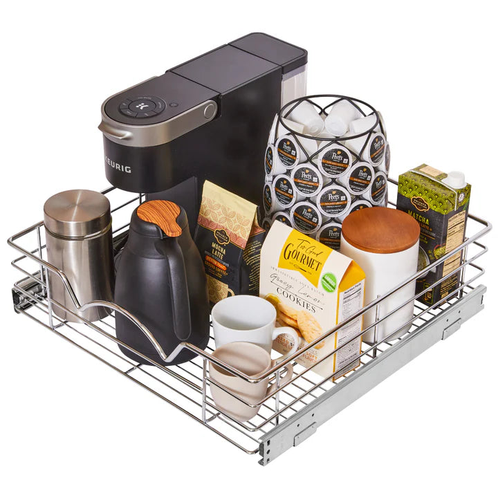Pull Out Cabinet Storage Basket