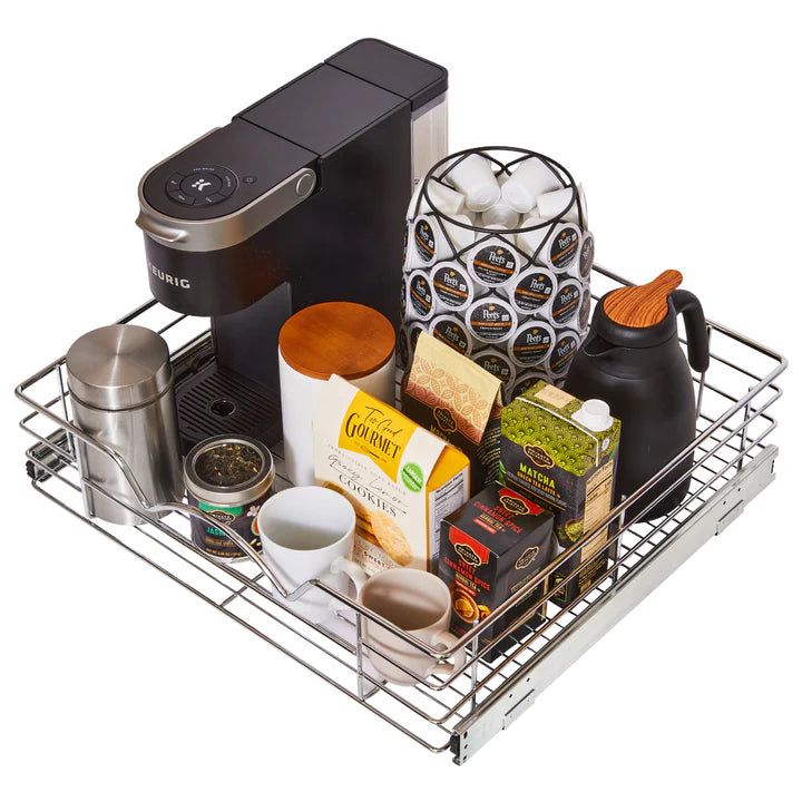 Pull Out Cabinet Storage Basket