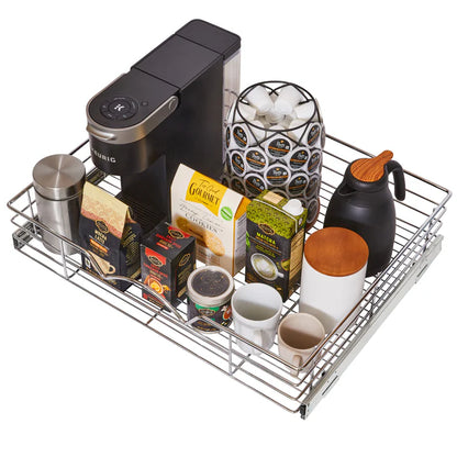 Pull Out Cabinet Storage Basket