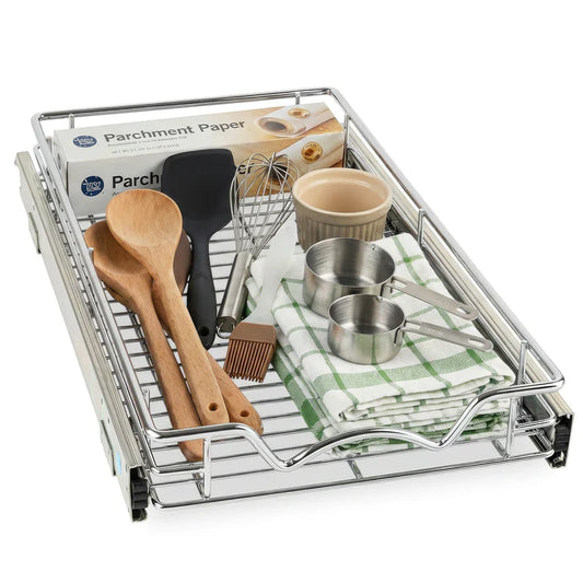 Pull Out Kitchen Utensil Storage Drawer