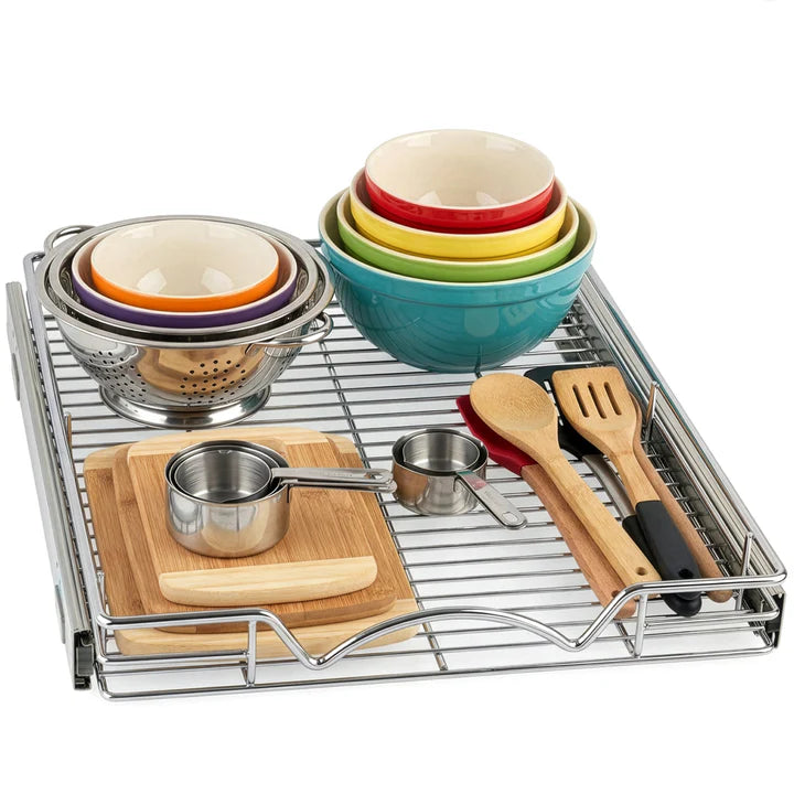 Pull Out Kitchen Utensil Storage Drawer
