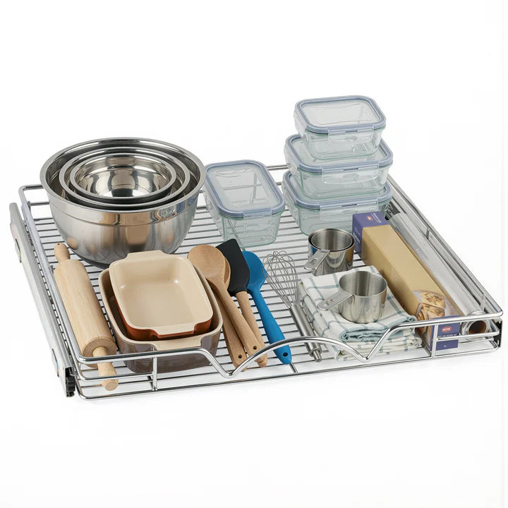Pull Out Kitchen Utensil Storage Drawer