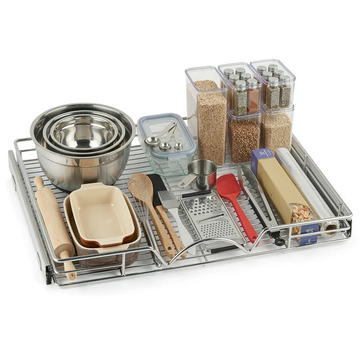 Pull Out Kitchen Utensil Storage Drawer