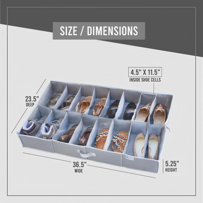 Under Bed Shoe Storage Rack