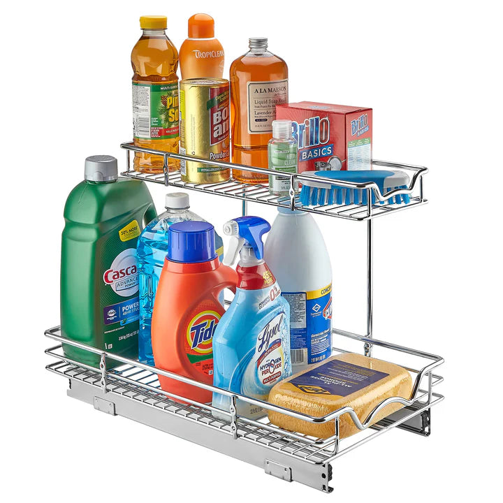 Under Sink Storage Organizer Rack